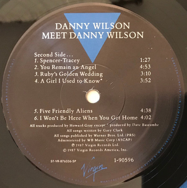 Danny Wilson (2) : Meet Danny Wilson (LP, Album, Spe)