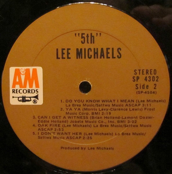 Lee Michaels : 5th (LP, Album, Ter)