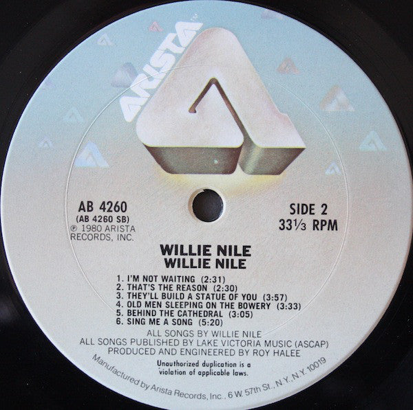 Willie Nile : Willie Nile (LP, Album, CSM)