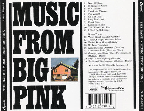 The Band : Music From Big Pink (CD, Album, RE, RM)