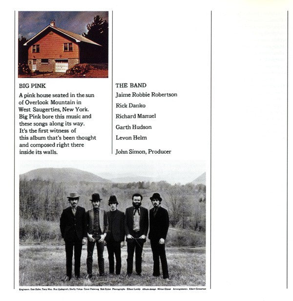 The Band : Music From Big Pink (CD, Album, RE, RM)