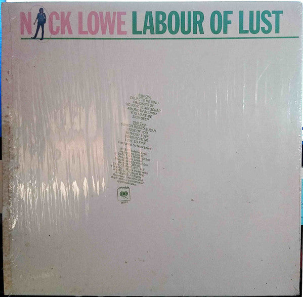 Nick Lowe : Labour Of Lust (LP, Album, RE, Car)