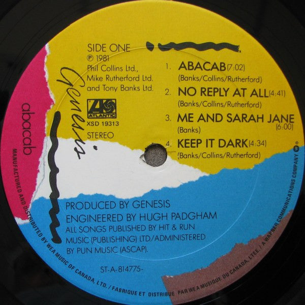 Genesis : Abacab (LP, Album, COR)