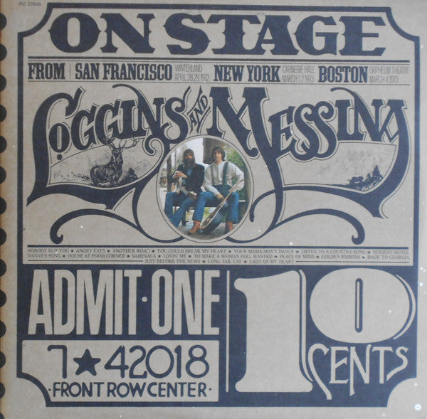 Loggins And Messina : On Stage (2xLP, Album, Gat)