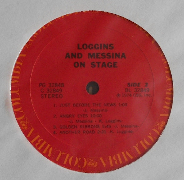 Loggins And Messina : On Stage (2xLP, Album, Gat)