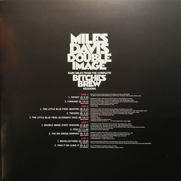 Miles Davis : Double Image // Rare Miles From The Complete Bitches Brew Sessions (2xLP, Album, RSD, Comp, Red)