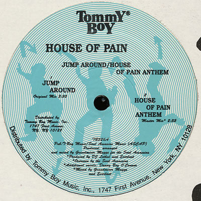 House Of Pain : Jump Around & House Of Pain Anthem (12")