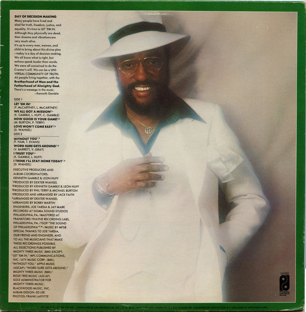 Billy Paul : Let 'Em In (LP, Album, Ter)