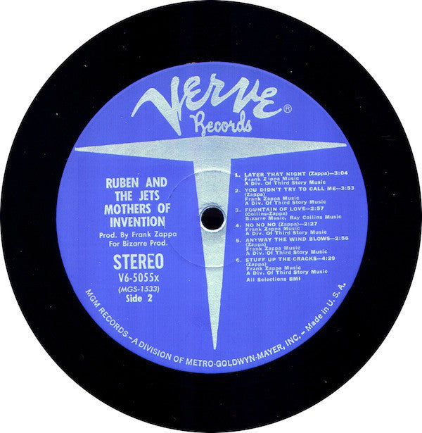 The Mothers Of Invention* : Cruising With Ruben & The Jets (LP, Album, Gat)