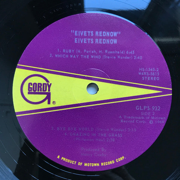 Eivets Rednow* : Eivets Rednow (LP, Album, Ind)