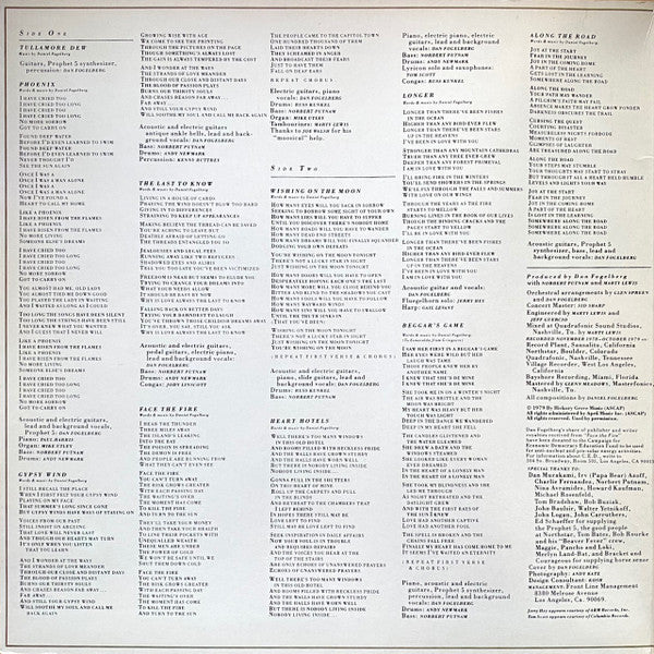 Dan Fogelberg : Phoenix (LP, Album, Ter)