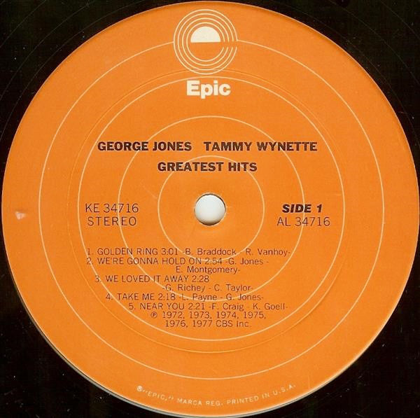 George & Tammy* : Greatest Hits (LP, Comp)