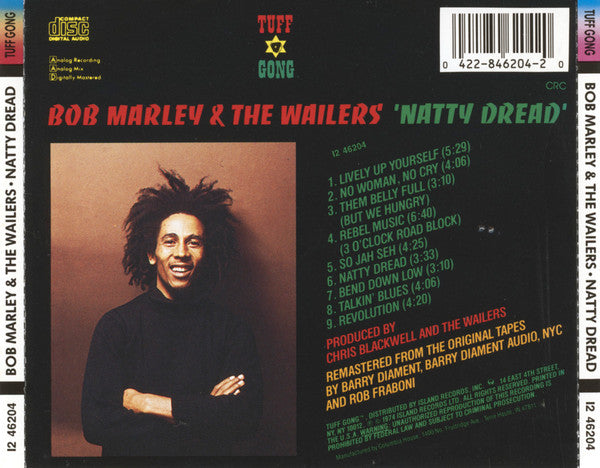 Bob Marley & The Wailers : Natty Dread (CD, Album, Club, RE, RM, CRC)