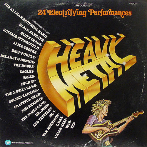 Various : Heavy Metal - 24 Electrifying Performances (2xLP, Comp, Ind)