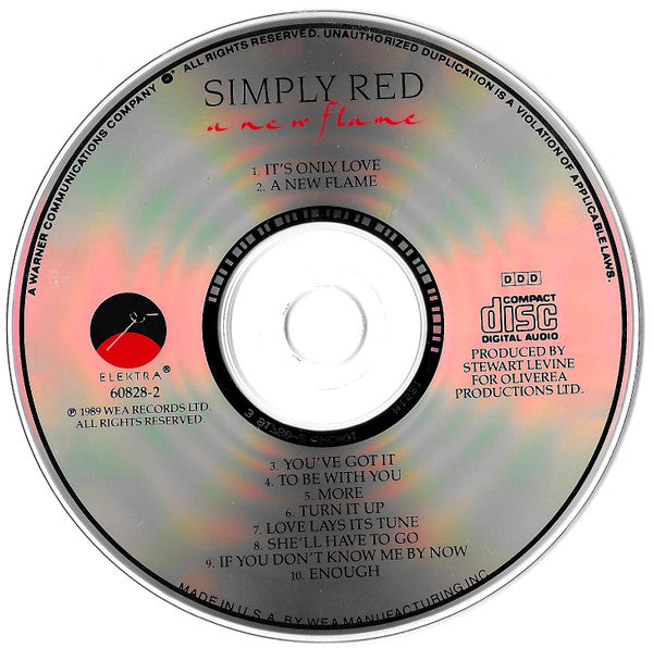 Simply Red : A New Flame (CD, Album, RE)