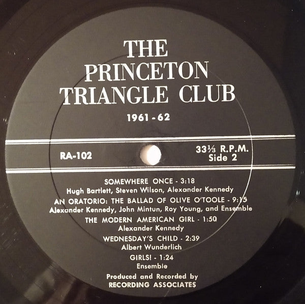 Princeton Triangle Club : Tour De Farce (LP, Album)