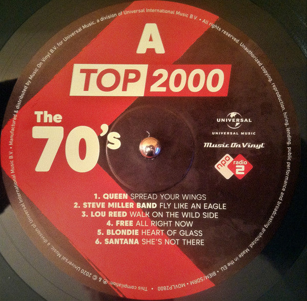 Various : Top 2000: The 70's (2xLP, Comp, Ltd, Num, Gre)