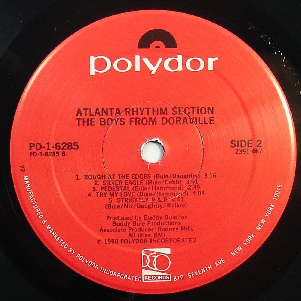 Atlanta Rhythm Section : The Boys From Doraville (LP, Album, PRC)