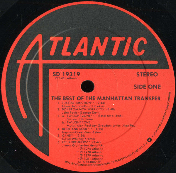 The Manhattan Transfer : The Best Of The Manhattan Transfer (LP, Comp, Spe)