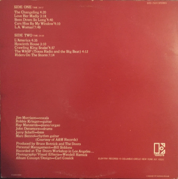 Doors* : L.A. Woman (LP, Album, RE, SRC)