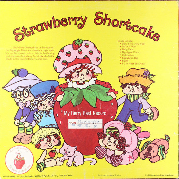 Strawberry Shortcake : Strawberry Shortcake Live (LP, Album)