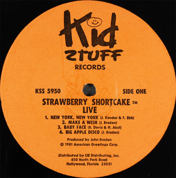 Strawberry Shortcake : Strawberry Shortcake Live (LP, Album)