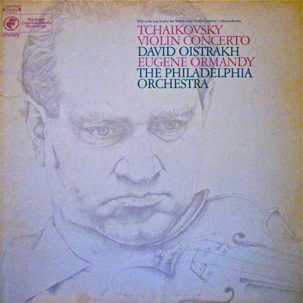Tchaikovsky* – David Oistrakh*, Eugene Ormandy, The Philadelphia Orchestra : Violin Concerto (LP, Album, RE)