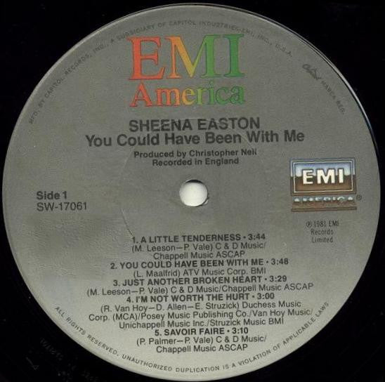 Sheena Easton : You Could Have Been With Me (LP, Album, Jac)