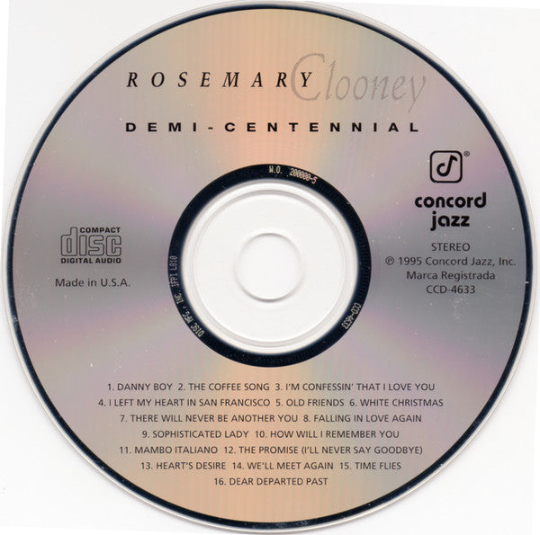 Rosemary Clooney : Demi-Centennial (CD, Album, RP)