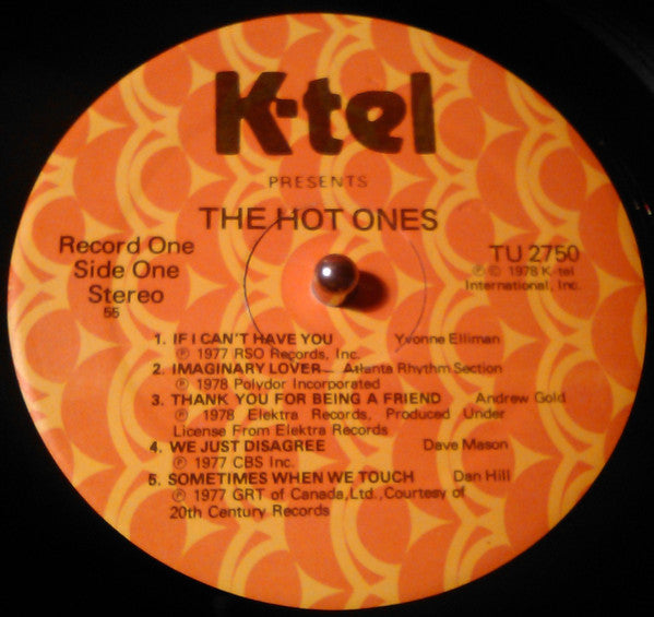 Various : The Hot Ones (2xLP, Comp)