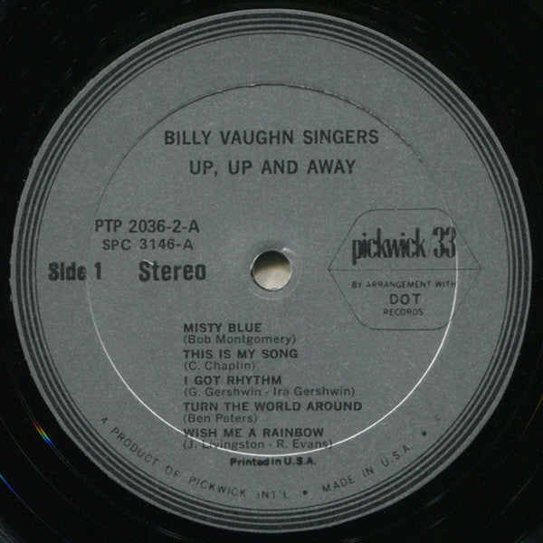 Billy Vaughn Orchestra* & Billy Vaughn Singers* : Up, Up & Away / Just One Of Those Things (2xLP, Album, Comp, Gat)