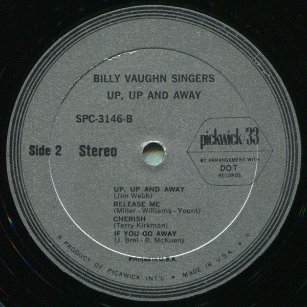 Billy Vaughn Orchestra* & Billy Vaughn Singers* : Up, Up & Away / Just One Of Those Things (2xLP, Album, Comp, Gat)