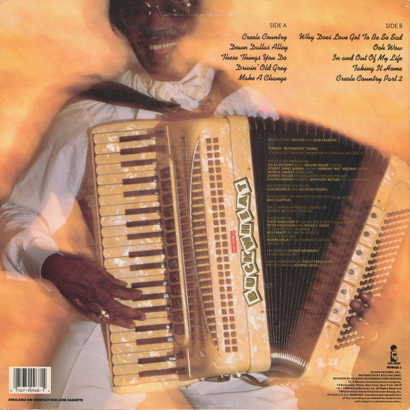 Buckwheat Zydeco : Taking It Home (LP, Album, Spe)