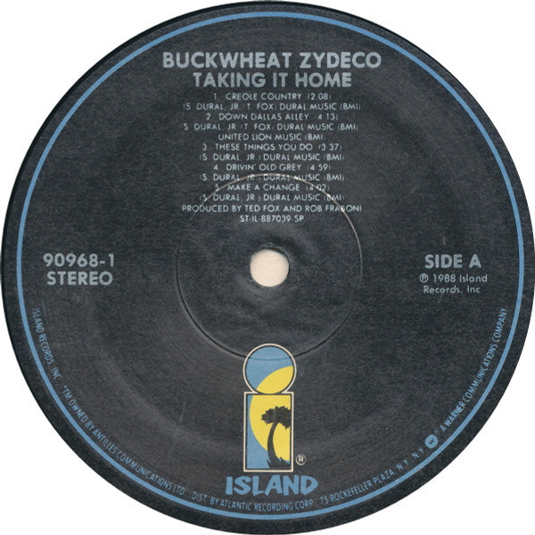 Buckwheat Zydeco : Taking It Home (LP, Album, Spe)