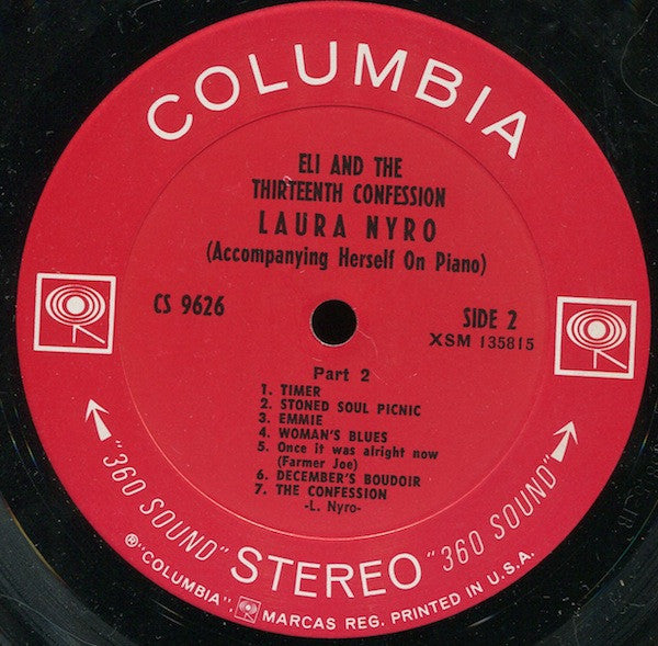 Laura Nyro : Eli And The Thirteenth Confession (LP, Album, Ter)