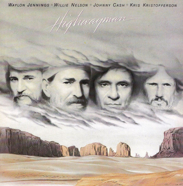 Waylon Jennings • Willie Nelson • Johnny Cash • Kris Kristofferson : Highwayman (LP, Album, Car)