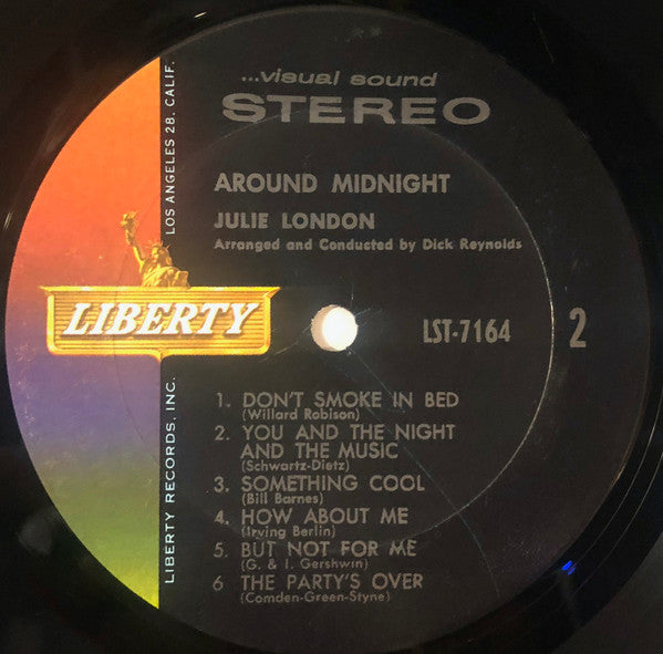 Julie London : Around Midnight (LP, Album)