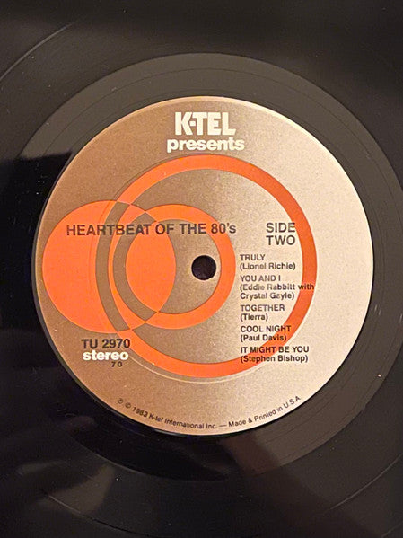 Various : Heartbeat Of The 80's (LP, Comp, 70)