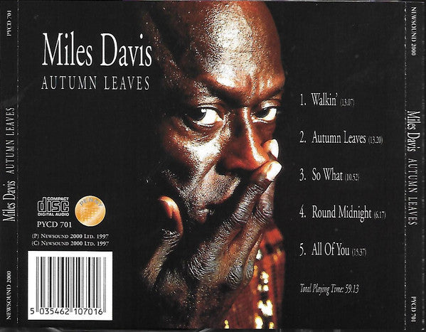 Miles Davis : Autumn Leaves (CD, Comp, RP)