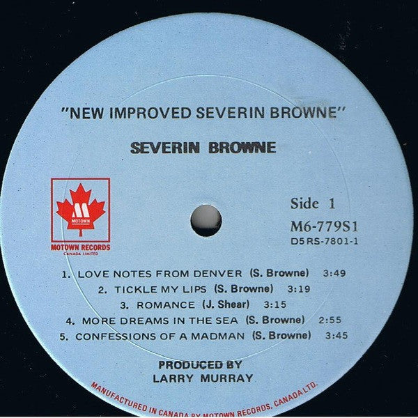 Severin Browne : New Improved Severin Browne (LP, Album)