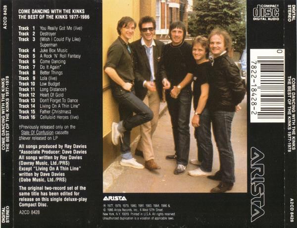The Kinks : Come Dancing With The Kinks (The Best Of The Kinks 1977-1986) (CD, Comp, Den)
