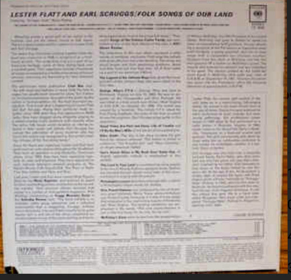 Lester Flatt & Earl Scruggs* : Folk Songs Of Our Land (LP, Album, RP)