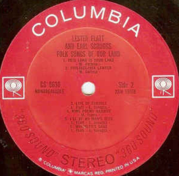 Lester Flatt & Earl Scruggs* : Folk Songs Of Our Land (LP, Album, RP)