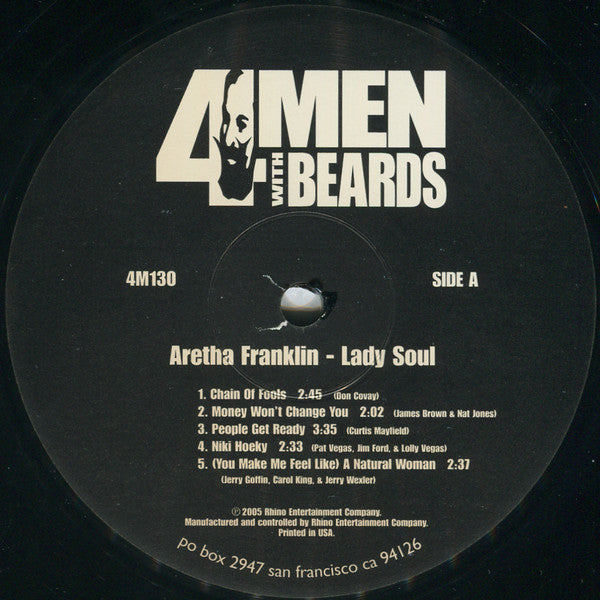 Aretha Franklin : Lady Soul (LP, Album, RE, 180)
