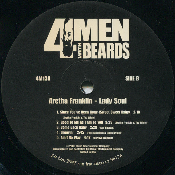Aretha Franklin : Lady Soul (LP, Album, RE, 180)