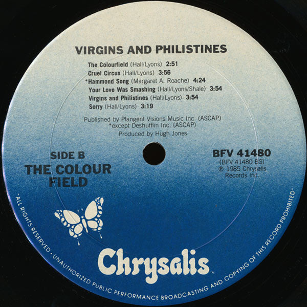The Colour Field* : Virgins And Philistines (LP, Album)