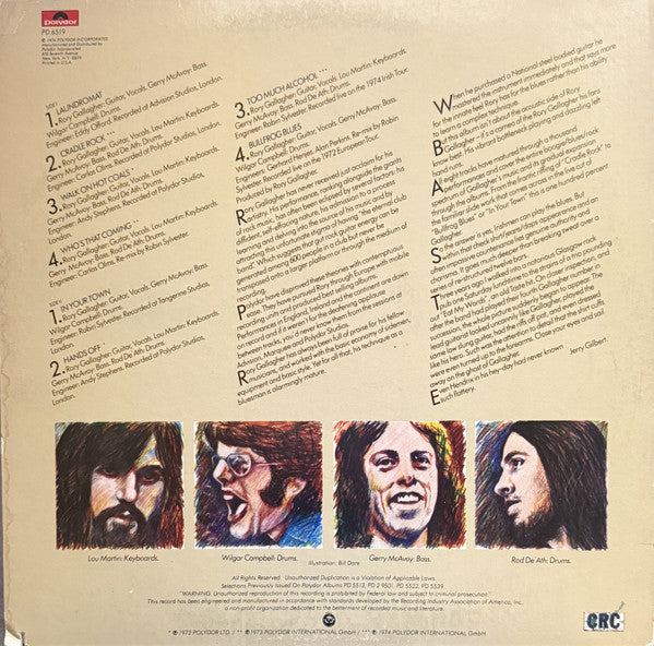 Rory Gallagher : The Story So Far (LP, Comp, Ter)