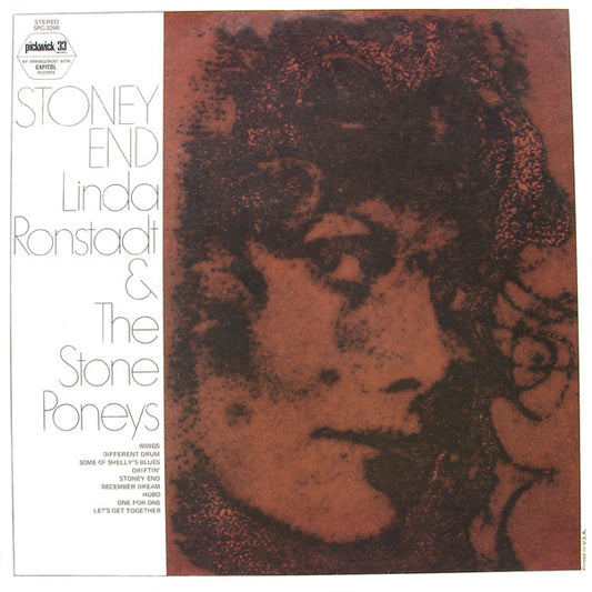 Linda Ronstadt & The Stone Poneys : Stoney End (LP, Comp, RE, Bla)