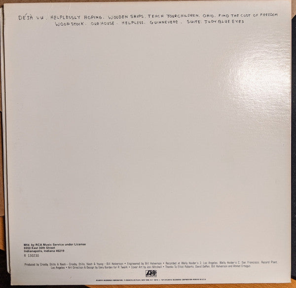 Crosby, Stills, Nash & Young : So Far (LP, Comp, Club, RE, SRC)