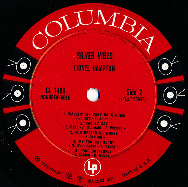 Lionel Hampton : Silver Vibes (With Trombones And Rhythm) (LP, Album, Mono)